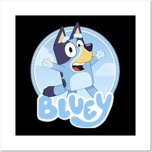 Bluey Canine Posters and Art